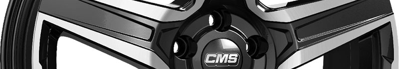 CMS C34 Noir brillant face polie