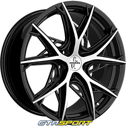 Jante alu KESKIN KT24 Noir face polie 8.5x19 5x112 ET30