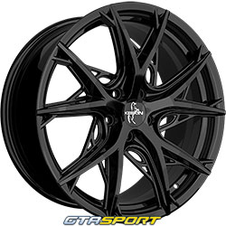 Jante alu KESKIN KT24C Noir brillant 8.5x19 5x112 ET30