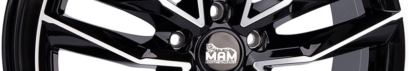 MAM RS3 Noir brillant face polie