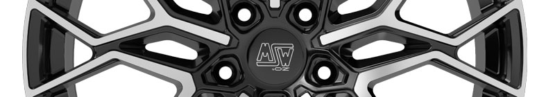 MSW 51 Noir brillant face polie